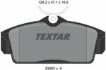 TEXTAR fékbetétkészlet, tárcsafék TEXTAR 2346302 (2346302)