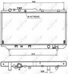 NRF hűtő, motorhűtés NRF 509511 (509511)