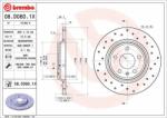 BREMBO féktárcsa BREMBO 08. D060.1X (08.D060.1X)