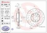 BREMBO féktárcsa BREMBO 09. C658.1X (09.C658.1X)