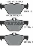 TEXTAR fékbetétkészlet, tárcsafék TEXTAR 2215801 (2215801)