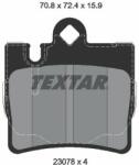 TEXTAR fékbetétkészlet, tárcsafék TEXTAR 2307801 (2307801)