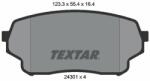 TEXTAR fékbetétkészlet, tárcsafék TEXTAR 2430101 (2430101)