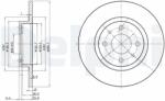 DELPHI Tarcza Ham. Przod Fiat Brava/o Alfa 145 (bg2411)