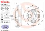 BREMBO féktárcsa BREMBO 08. D983.11 (08.D983.11)