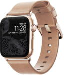 Nomad Bratara din piele naturala Nomad , gold - Apple watch Seria 5 si versiunile anterioare, 40/38 mm - vexio