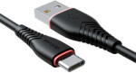 Vipfan Cablu de Date Vipfan USB to USB-C Anti-Break X01, 3A, 1m Negru (25488)