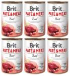 Brit Pate&Meat beef 6 x 400 g marhapástétom kutyáknak
