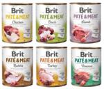 Brit Pate&Meat Vegyes ízek kutyáknak 6x800 g pate