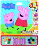 AS Giga Block 4 In 1 Peppa Pig Carte de colorat
