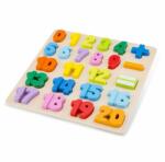 New Classic Toys Puzzle Lemn Numere, 24 Piese Puzzle