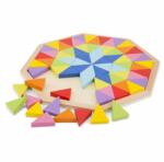 New Classic Toys Puzzle Lemn Octogon, 72 Piese Puzzle