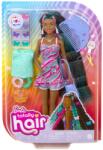 Mattel Barbie Totally Hair, Curcubeu (MTHCM91O) Papusa Barbie