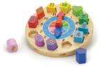 New Classic Toys Puzzle Lemn Ceas Educativ, 12 Piese Puzzle