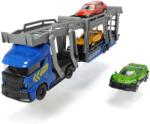 Dickie Toys Set Trailer 28 cm Cu 3 Masinute Metalice, Albastru