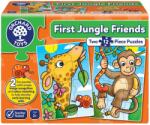 Orchard Toys Puzzle Primii Prieteni Din Jungla 'First Jungle Friends', 2 x 12 Piese Puzzle
