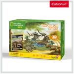 CubicFun Puzzle 3D & Brosura - Parcul Dinozaurilor, 43 Piese (CUDS0973h)