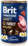 Brit Premium by Nature Junior Turkey and liver 400 g hrana catelusi, curcan si ficat