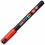 uni Marker UNI Posca PC-1MR, varf metalic, 0.7 mm, Rosu (M620)