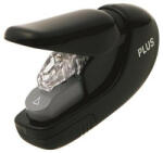 PLUS Corporation Kapocs nélküli tűzőgép, kézi, 5 lap, PLUS, fekete (PLUS59177) (PLUS59177)