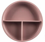 Zopa Placă despărțită din silicon cu ventuză - roz (ZOP086330OP) Set pentru masa bebelusi