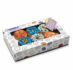 DOOKY Gift DONUTS șosete Blueberry Orange 3 perechi (128331)