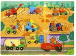 Sunman Puzzle din lemn, Vehicule, 8 piese (S02002913_001w) Puzzle