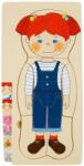 Sunman Puzzle din lemn, Corpul Uman 4 x 7 piese (S01002917_001w) Puzzle