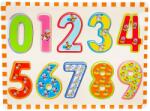 Sunman Puzzle din lemn, Numerele, 10 piese (S00005215_001w) Puzzle