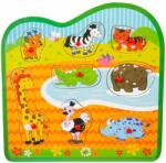 Woodyland Puzzle din lemn, Woody, Animale din natura, 8 piese (S00130115_001w) Puzzle
