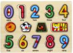 Sunman Puzzle din lemn, Numere, 14 piese (S00130444_001w) Puzzle