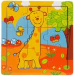 Sunman Mini puzzle din lemn, Animalute, 9 piese (S00006668_001w) Puzzle