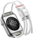 Baseus Curea Baseus Let's Go pentru Apple Watch 3/4/5 38 mm / 40 mm (alb și roz) - pcone