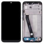  Xiaomi Redmi 7 előlap keret, lcd kijelző és érintőpanel, fekete (OEM)