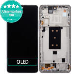 Xiaomi 11T, 11T Pro - Ecran LCD + Sticlă Tactilă + Ramă (Moonlight White) OLED, Moonlight White