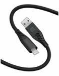 Mobilonline ECO KÁBEL Szilikon USB/Mikro USB 1.2 M 60W Fekete
