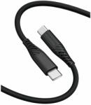 Mobilonline ECO KÁBEL Szilikon USB/ Lightning 1.2 M 60W Fekete