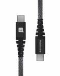 Mobilonline EKO KÁBEL Kevlar USB-C/ USB-C 1, 2 M 60W Antracit