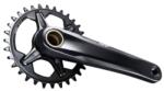 Shimano Deore XT FC-M8100 integrált tengelyes hajtómű, 30T, 1x12s, 175 mm, fekete