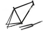 Csepel Torpedo 3* 2022 28-as (622-es) országúti kerékpár váz és villa szett, acél, fekete, 540-es vázméret