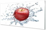  tulup. hu Üvegképek Piros alma a vízben 100x50 cm 4 fogas