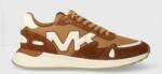 Michael Kors sneakers Miles culoarea maro, 42R4MIFS3D 9BYX-OBM2K1_82X
