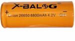  Akkumulátor Li-ion 26650 8800 mAh 4, 2V - X-Balog narancs