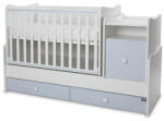 Lorelli Trend PLUS kombi ágy 70x165 - White Baby Blue - kreativjatek