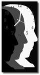  tulup. hu Függőleges üvegóra Arcok színű férfi 30x60 cm
