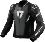 Revit Jachetă de motocicletă din piele neagră și albă Revit Control (REFJL139-1600)