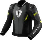 Revit Geaca de piele pentru motociclete Revit Control negru-galben fluo (REFJL139-1450)