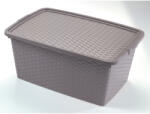 HEIDRUN Intrigobox Tároló doboz 20L 43x32x22cm tetővel (4511)