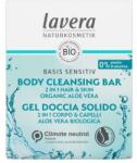Lavera Szilárd szappan testre és hajra - Lavera Body Cleansing Bar 2 in 1 Hair & Skin Organic Aloe Vera 50 g