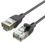 Vention 6A kategóriás hálózati kábel Vention IBIBG 1.5m Fekete Slim típus